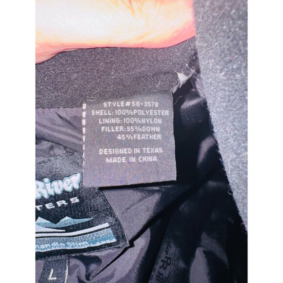 Powder River Outfitters Womens Quilted Pink Vest L Polyester Nylon Down Feather - Picture 6 of 12